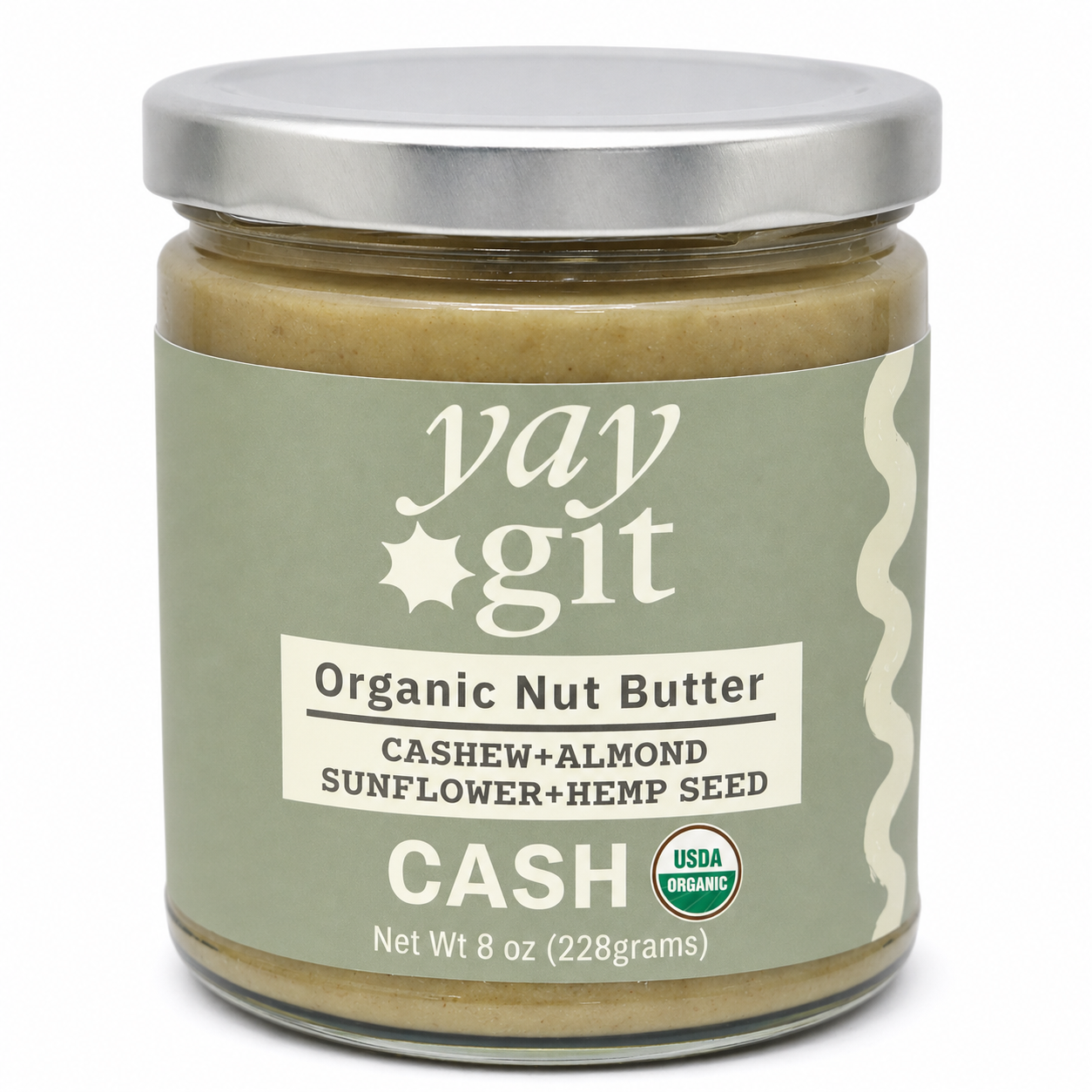 CASH - Cashew Almond Sesame Hemp Seed Butter
