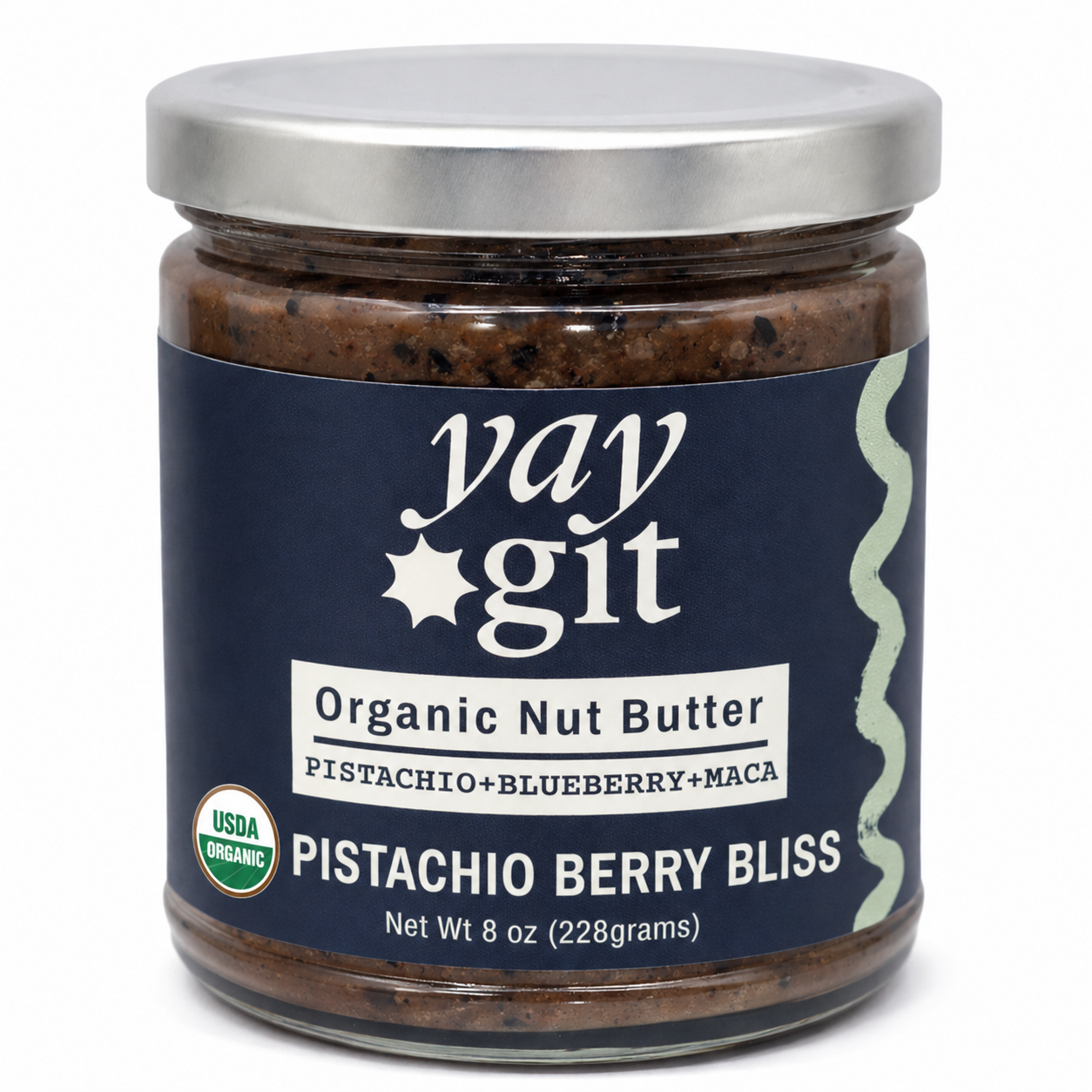 Pistachio Berry Bliss - Pistachio Blueberry Maca Butter