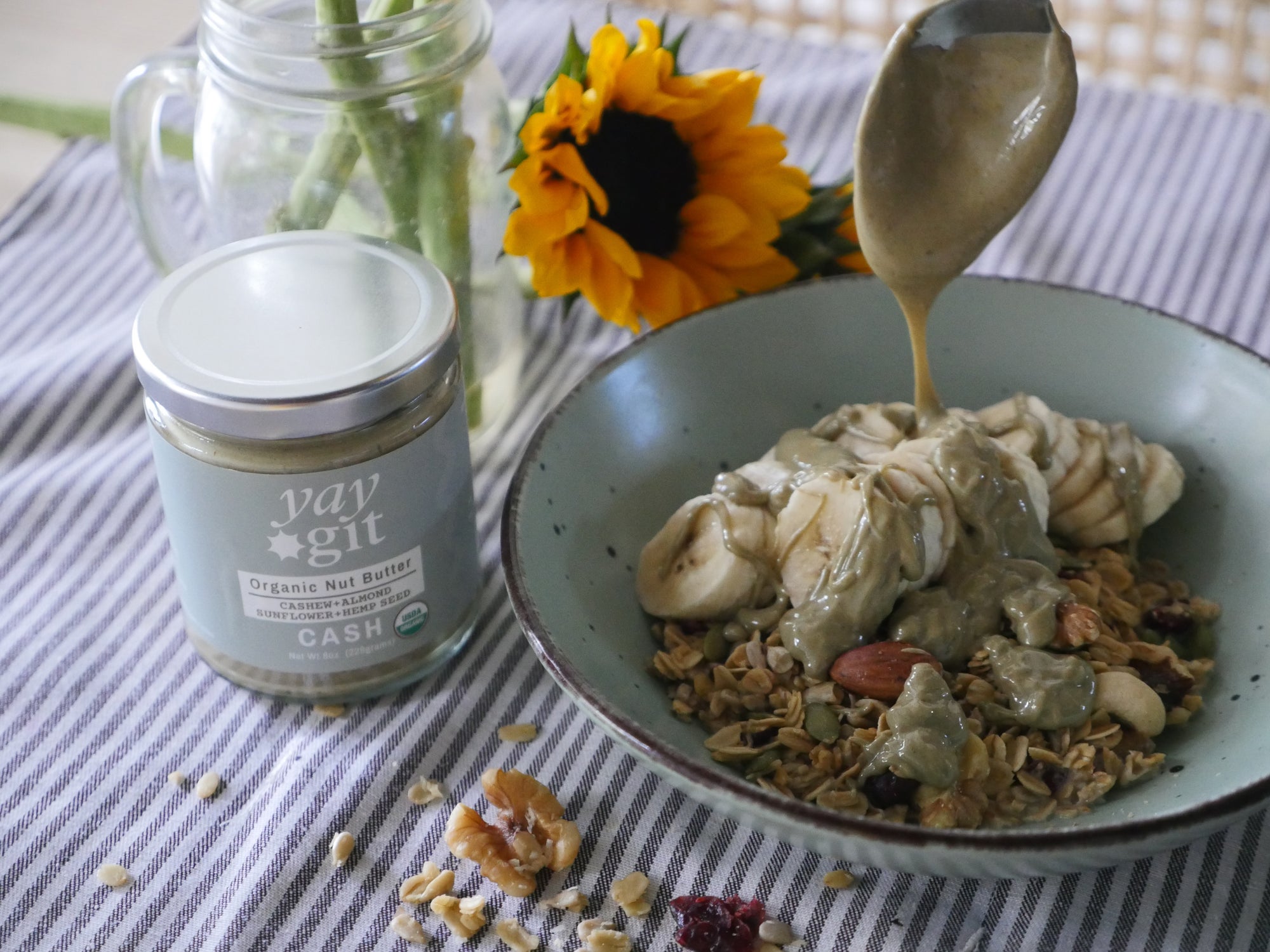 CASH - Cashew Almond Sesame Hemp Seed Butter