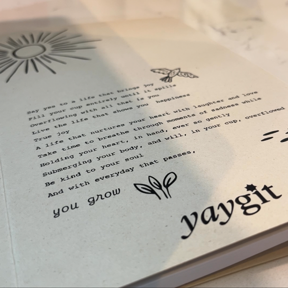 Yaygit Writing Journal